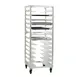 New Age 1640 13 Pan End Load Aluminum Universal Bun / Sheet Pan Rack w/ 4-1/2" Bottom Load Slides 2 image