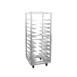 New Age 1650 12 Pan End Load Universal Adjustable Stepped-Angle Roll-In Bun / Sheet Pan Rack 1 image