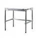 New Age 24P36KD Work Table, 36"W X 24"D, Aluminum Construction, 5/8" Poly Top 1 image