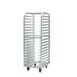 New Age 4338 Lifetime Series 18 Pan End Load Aluminum Roll-In Bun / Sheet Pan Rack 1 image