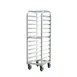 New Age 4340 Lifetime Series 12 Pan End Load Heavy Duty Aluminum Bun / Sheet Pan Rack 1 image