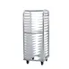 New Age 4637 Lifetime Series 18 Pan End Load Aluminum Roll-In Bun / Sheet Pan Rack 1 image
