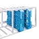 New Age 52924 Aluminum Wall Mounted Dish Rack Holder - 61-1/2"W x 18"D 2 image