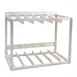 New Age 53082 Aluminum Wall Mounted Dish Rack Holder - 29"W x 18"D 1 image