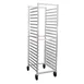 New Age 6301 20 Pan Mobile Full Height End Load Aluminum Bun / Sheet Pan Rack 1 image
