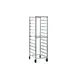 New Age 6303 12 Pan End Load Aluminum Folding Bun / Sheet Pan Rack 1 image