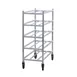 New Age 6354 Aluminum Universal Platter Rack w/ 5 Shelf Capacity 1 image