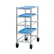 New Age 6354 Aluminum Universal Platter Rack w/ 5 Shelf Capacity 2 image