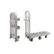 New Age 95370 Aluminum Platform Truck, 20x55.25, 1200 lbs, Welded Frame, Polyurethane Casters 2 image