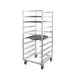 New Age 95681 9 Pan Aluminum End Load Mobile Oval Tray Storage Rack 2 image