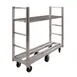 New Age 95762 U-Boat Cart, 1500 lb, 60" Aluminum Platform, Polyurethane Casters 1 image