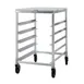 New Age 95958 5 Pan Half-Size End Load Aluminum Bun / Sheet Pan Rack with Work Top 1 image