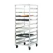 New Age 96058 10 Pan Aluminum Universal Bun / Sheet Pan Rack w/ 6" Bottom Load Slides 2 image