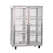 New Age 97621 Mobile Aluminum Security Cage with Lockable Door, 49" x 26-3/4" x 71" 1 image