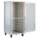 New Age 97746 11 Pan Full Height Aluminum End Load Mobile Bun / Food Pan Enclosed Cabinet 1 image