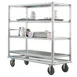 New Age 98182 Queen Mary Banquet Cart w/ (4) Solid Stainless Shelves, 14-1/2" Spacing 2 image