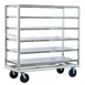 New Age 98183 Queen Mary Banquet Cart w/ (6) Solid Stainless Shelves, 8-1/4" Spacing 1 image