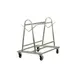 New Age 99360 Aluminum Mat Cart with 500 Ibs Capacity - 41-1/2" x 27-1/2" x 40" 1 image
