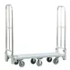 New Age BDT18566 Bulk Delivery Truck, 18x63x61, 1200 lb, Steel Frame, Dual Handle, 6 Casters 1 image