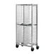 New Age NS603A 52 Slot Aluminum Mobile Universal Pizza Pan Rack for 10"-16" Pans 1 image