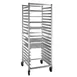 New Age NS621KD 20 Screen End Load Full Height Mobile Donut Screen Rack 1 image