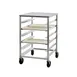 New Age NS834 12 Tray Side Load Aluminum Tray Rack for 15" x 20" Trays, Stainless Steel Top 2 image