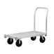 New Age PT3672P6 Aluminum Platform Truck, 36x72, 2600 lbs, Tread Plate Deck, Polyurethane Casters 1 image