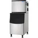 Norpole NPCIM500M/NPCIM500BIN Air Cooled Full Cube 500 lb Ice Machine with Bin, 275 lb Storage 1 image