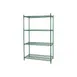 Nor-Lake SSG68-4 Epoxy Coated 4-Tier Green-Kote Shelving Kit for Walk-In Coolers/Freezers - 6' x 8' 1 image