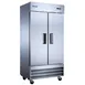 Norpole NE35R 40" 2-Section Reach-In Refrigerator w/ 2 Solid Doors, Bottom-Mount, 28 cu. ft. 1 image