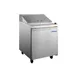 Norpole NP1R-SW 27" 1-Door Sandwich and Salad Prep Table, 8 Pans, Stainless Steel 1 image