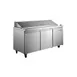 Norpole NP3R-SW 70" 3-Section Sandwich and Salad Prep Table w/ 3 Doors, 18 Pans 1 image
