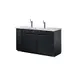 Norpole NPBT-60 61" Two‑Column Draft Beer Cooler, 16 Cu Ft, Black, 2‑Tap, 2‑Half‑Barrel, 115V 1 image