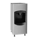 Norpole NPCIM350DB 22" Floor Model Full Cube 350 lb Ice Dispenser, Air Cooled, 230 lb Bin 1 image
