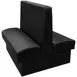Oak Street AM-4842-DBL 48" Double Plain Back Booth, Upholstered Seat & Back, 42"H 1 image