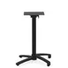 Oak Street B2626F-STD 26x26" Aluminum Table Base, Black Finish, 3" Column, Adjustable Height 1 image