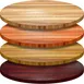 Oak Street BPO60R - Premium Round Oak Table Top, 60 Inch Diameter, 1-3/4 Inch Thick, Solid Oak Butcher Block, Kiln Dried 1 image