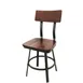Oak Street CM-6058 Indoor Outlander Dining Chair with Solid Beech Seat and Back, Metal Frame 1 image