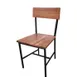 Oak Street CM-W702-2 Indoor Timber 2.0 Series Side Chair with Wood Back, Black 1 image