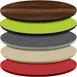 Oak Street CTM42R-2 Round Laminate Table Top, 42" Dia., 1-1/4" Thick, Rubber T-Mold Edge 1 image