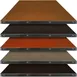 Oak Street FT3672-E Rectangular 36" x 72" Engineered Wood Fortress Table Top with 2" Steel Edge, Made in USA 1 image