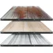 Oak Street FT4848-WW Square Fortress Table Top, 48" x 48", 1-1/8" Oak Faced Engineered Wood, Whitewash Stain, 2" Steel Edge 1 image