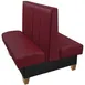 Oak Street HALE-6042-DBL 60" Double Channel Back Booth, Upholstered Seat & Back, 42"H 1 image