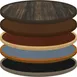 Oak Street INLY24R Round Laminate Table Top, 24" Dia., 1-1/4" Thick, Wood Edge 1 image