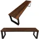 Oak Street JUB1672-BENCH Jubilee 72in Outdoor Picnic Bench, 16x72 COMPCOR Seat, 14 Gauge Steel Tubing 1 image