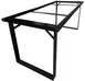 Oak Street JUB3072-FRAME 1.5" 14 Gauge Steel Square Tubing Picnic Style Table Frame 1 image