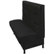 Oak Street LIS-3042-SGL 30" Single Channel Back Booth, Upholstered, 42"H, Black Steel Legs 1 image