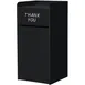 Oak Street M8520-BLK-ASSEMBLED Cabinet Style Trash Receptacle 1 image