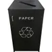 Oak Street M8550-BLK Recycling Unit, Paper 1 image