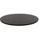 Oak Street MB3636FLIP51BLK 36x36 Square to 51 Round Melamine Table Top, Black, T-Mold Edge, CARB Compliant 1 image